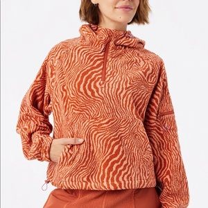 Outdoor Voices Primofleece Pullover Melon Zebra